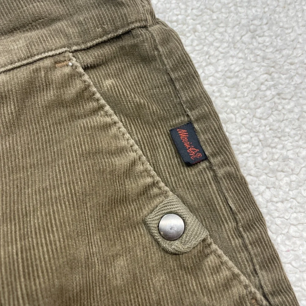 Levi's Pants Mens 35x28 Brown Movin On Corduroy Straight Leg Pleated Vintage